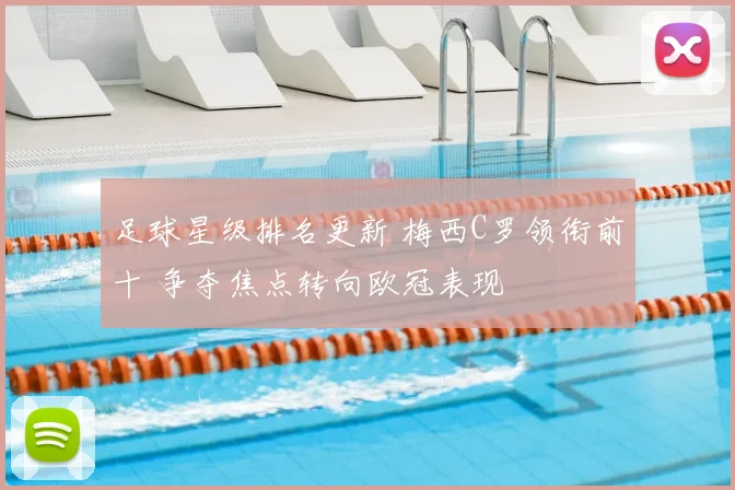 足球星级排名更新 梅西C罗领衔前十 争夺焦点转向欧冠表现